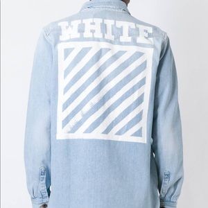 OFF-WHITE JEAN JACKET SIZE MEDIUM